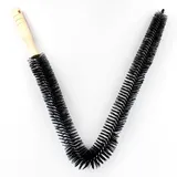 Heizkörper Bürste Langer Griff und Flexible Heizkörperbürste für Heizkörper Reinigungsbürste den Reinigen Heizungsreiniger Trocken- und Nassputzen Staubbindend,Länge ca. 68 cm,Schwarz