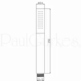 PaulGurkes Handbrausenset aus Messing (PGHBS1)
