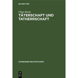 Täterschaft und Tatherrschaft