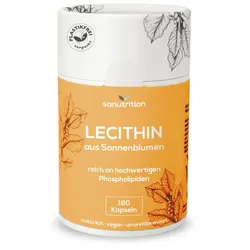 Sanutrition® - Bio Lecithin aus Sonnenblumen 600 mg Kapseln 180 St