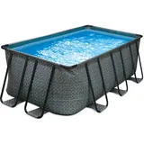 Frame Pool Elite 732 x 366 x 132 cm rechteckig anthrazit