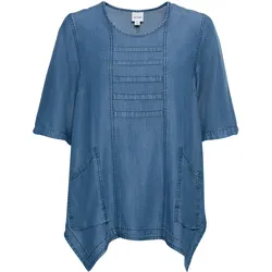 Lyocell-Bluse, hellblau, 46