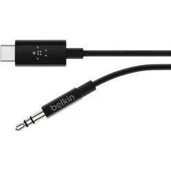 Belkin RockStarTM 3.5mm Audio Cable with USB-CTM Connector Audio-Kabel USB C Schwarz