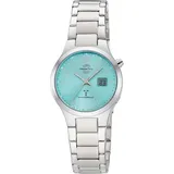 Master Time MTLA-10913-81M Damen-Funkuhr Lady Line Türkis