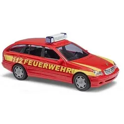 BUSCH 49174 H0 Mercedes C-Klasse T-Modell, Feuerwehr