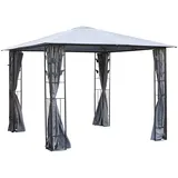 Konifera Pavillonseitenteil für Kreta 2 Seitenteile BxT: 300x300cm