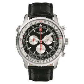 Swiss Alpine Military Chrono Leder 45 mm 7078.9537SAM