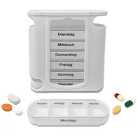 Medikamentendosierer Tablettenbox Pillendose Pillenbox Medikamentenbox 7 Tage morgens mittags abends nachts