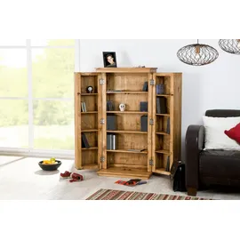 1a Direktimport DVD-Schrank 40 x 30 x 150 cm Honigfarben