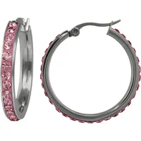 Amello Creolen ESOS04A rosa 30mm