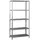 Proregal Lagerregal Metall 200 x 100 x 40 cm Silber 5 Fachböden