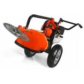 bricoline Motorsense mit Verbrennungsrädern, Rasenmäher, 5,2 PS, Benzinmischung: Öl
