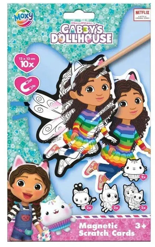 GABBY ́S DOLLHOUSE Scratch card 12*13cm