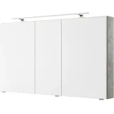 Pelipal Spiegelschrank Serie 4035, Grau, Metall, 6 Fächer, 120x70.3x14.5 cm, Made in Germany, Typenauswahl, Badezimmer, Badezimmerspiegel, Spiegelschränke