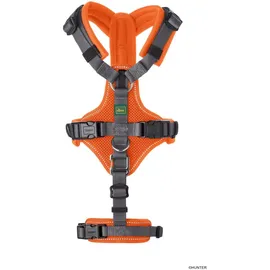 Hunter Maldon Hundegeschirr Orange/Grau XS