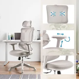 MyBuero Ergomy Colore 3D Netzstoff Beige