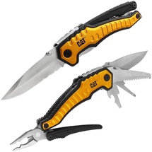 CAT 106304 Multi-Tool-Zange Taschengröße 9 Werkzeug Schwarz, Gelb