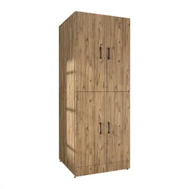 roomart Dora Waschmaschinenschrank 70 x 73,8 x 0 cm Anthrazit/Eiche