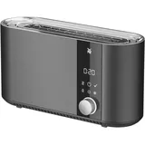 WMF Master Toaster Langschlitz motorisiert, Toaster 2 Scheiben, XXL-Toast, automatische Brotzentrierung, Check-Up Funktion, 980 W Toaster, Touch Bedienfeld, LED-Lichtleiste, Toster edelstahl matt