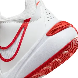 Nike Team Hustle D 11 Basketballschuhe Kinder 102 summit white/track red-white 40