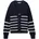 Placed Navy White Stripe S