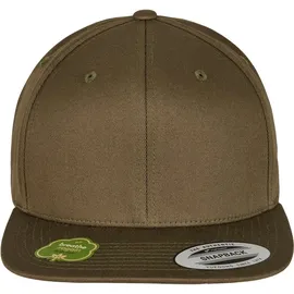 Flexfit Organic Cotton Snapback Cap grün ONE SIZE