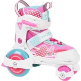HUDORA My First Quad Rollschuhe in verschiedenen Größen und Farben - hochwertige Rollschuhe für Kinder bis 20 kg - verstellbare Kinderrollschuhe - sichere Einsteiger-Rollschuhe mit großen Rädern