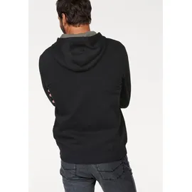 MAN'S WORLD Kapuzensweatjacke in schwarz, | Gr.: XXXL