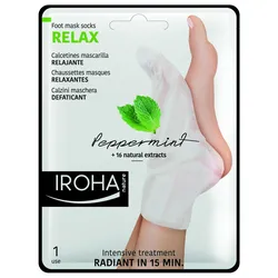 Village Iroha Fußsöckchenmaske - Peppermint Socks - Relaxing