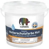 Caparol Capadur Wetterschutzfarbe Matt - 2,5 Liter Weiß