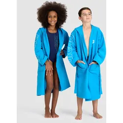 Bademantel Kinder 6-15 Jahre arena Zeal Plus - Blue-white - 128