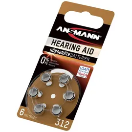 Ansmann Hörgerätebatterie 312 PR41 6 St.