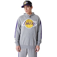 New Era Unisex Sweater mit Kapuze New Era LA Lakers NBA Colour Block Grau - M