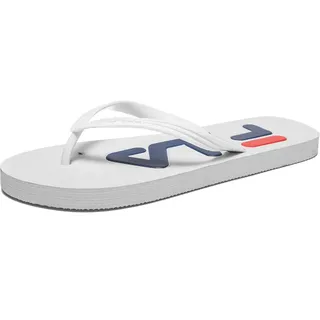 Fila Troy men Herren Slipper, Weiß (White), 44 EU