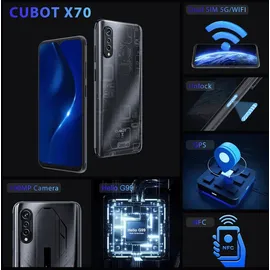 CUBOT X70 12 GB RAM 256 GB space black