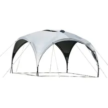 weCamp Sunshade Pavillon 3,5 x 3,5 m Grau/Weiß