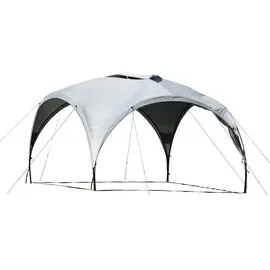 weCamp Sunshade Pavillon 3,5 x 3,5 m Grau/Weiß