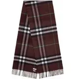 Burberry Tücher & Schals - Giant Check Plain Pattern Scarf - Gr. unisize - in Braun - für Damen