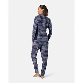 KARI TRAA Olga Fleece Mit Durchgehendem Reißverschluss - Dark Navy Blue - M