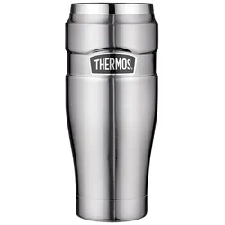 Thermos Thermosbecher Stainless King Edelstahl Silber