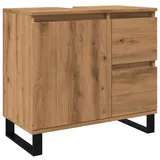 vidaXL Waschbeckenunterschrank Artisan-Eiche 65x33x60 cm Holzwerkstoff