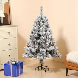 Svita Weihnachtsbaum Schnee Deko Tannenbaum Kunstbaum PVC 150 cm