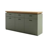 MCA Furniture Sideboard 156 x 83 x 44 cm Salbei grün