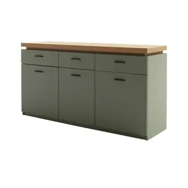MCA Furniture Sideboard 156 x 83 x 44 cm Salbei grün