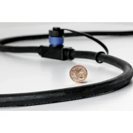 Paulmann Außenstrahler Metall H 16,5 cm IP65 3,5W 150 lm warmweiß schwarz