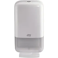 Tork Toilettenpapierspender Elevation T3 weiß 556000 für Einzelblatt-Papier weiß, 15.9x27.1x12.8 cm