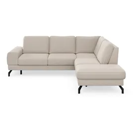 sit&more Ecksofa SIT & MORE "Cinturo L-Form", grau (elephant), B:260cm H:88cm T:226cm, Sofas, Ecksofa, inklusive Sitztiefenverstellung und Federkern, Sitzhöhe 45 cm