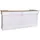 Casa Padrino Theke 240 x 107 x 65 cm Weiß / Naturfarben