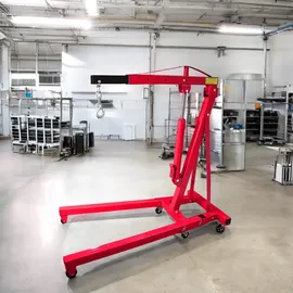 BITUXX Motorheber Stahl 2000 kg Rot