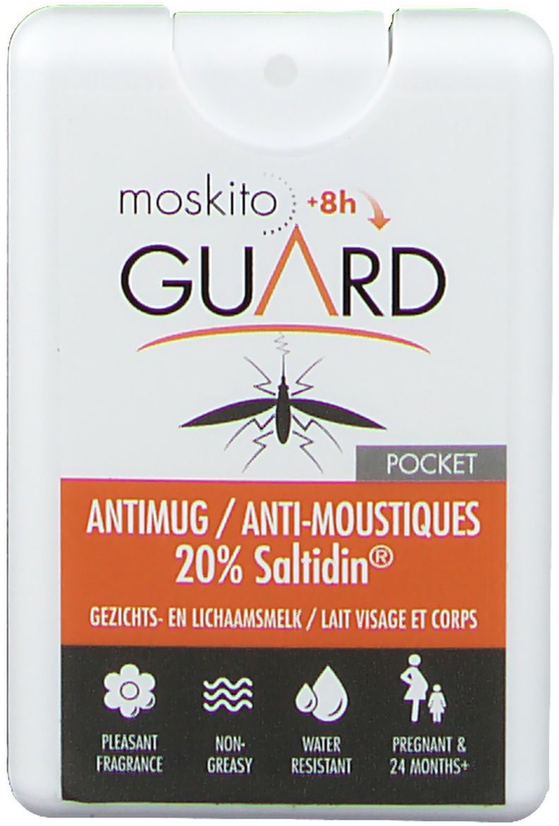 MOSKITO GUARD Pocket 8H Anti moustiques 18 ml spray